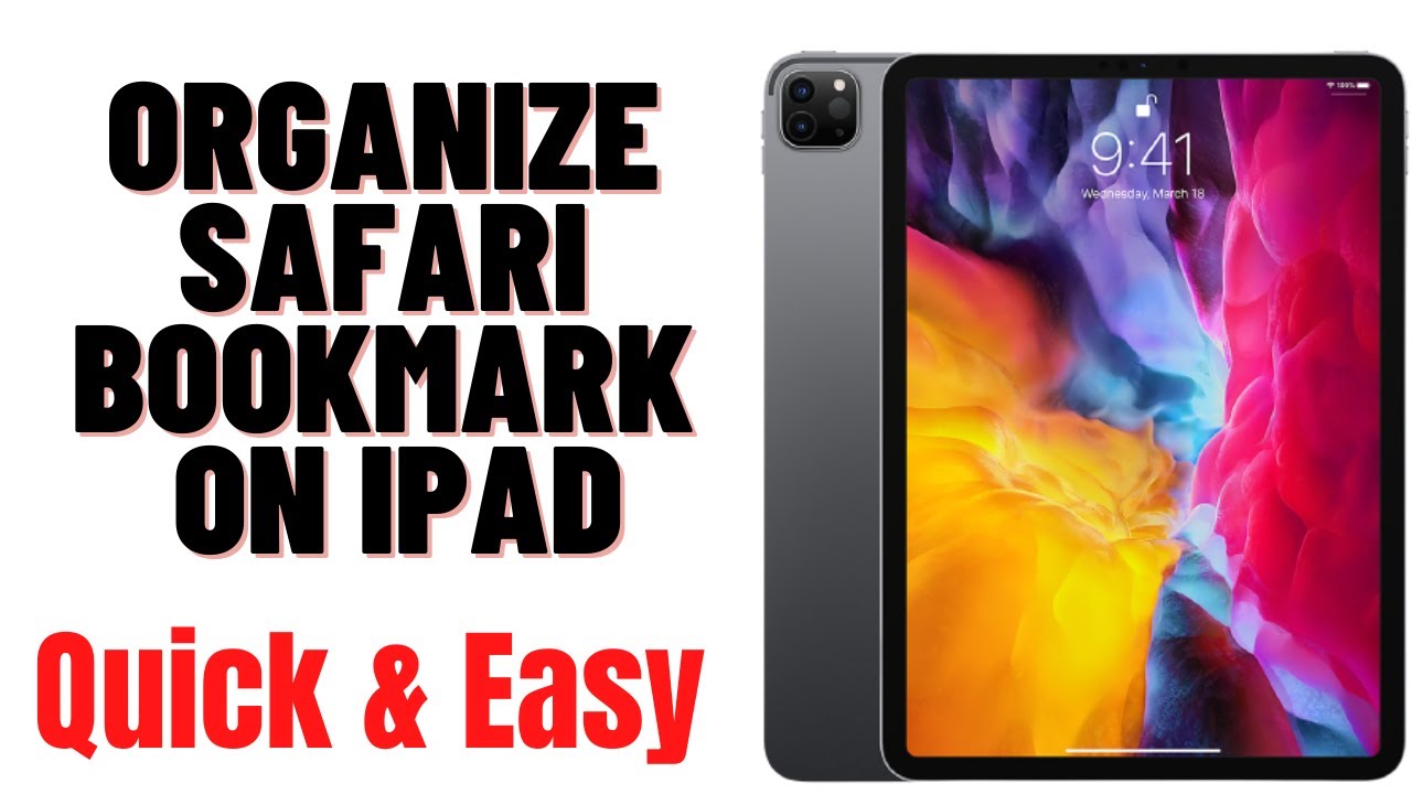 HOW TO ORGANIZE SAFARI BOOKMARK ON IPAD 2024