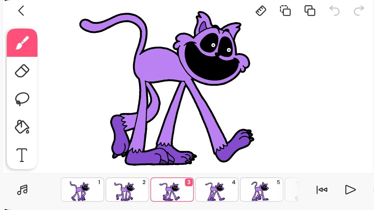 Flipaclip - big Catnap animation (poppy playtime chapter 3)