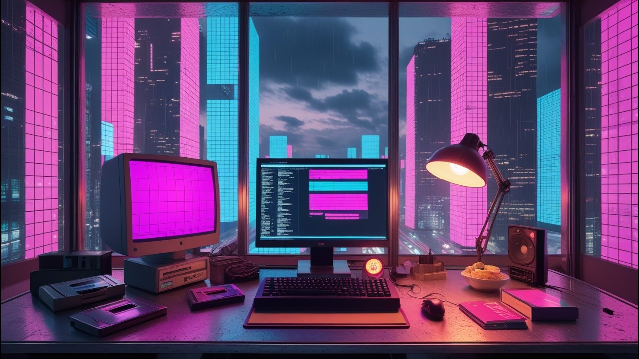 Cyber Infiltrator 🛰️ Deep Web Terminal | Dark Synthwave Hack Flow 27min