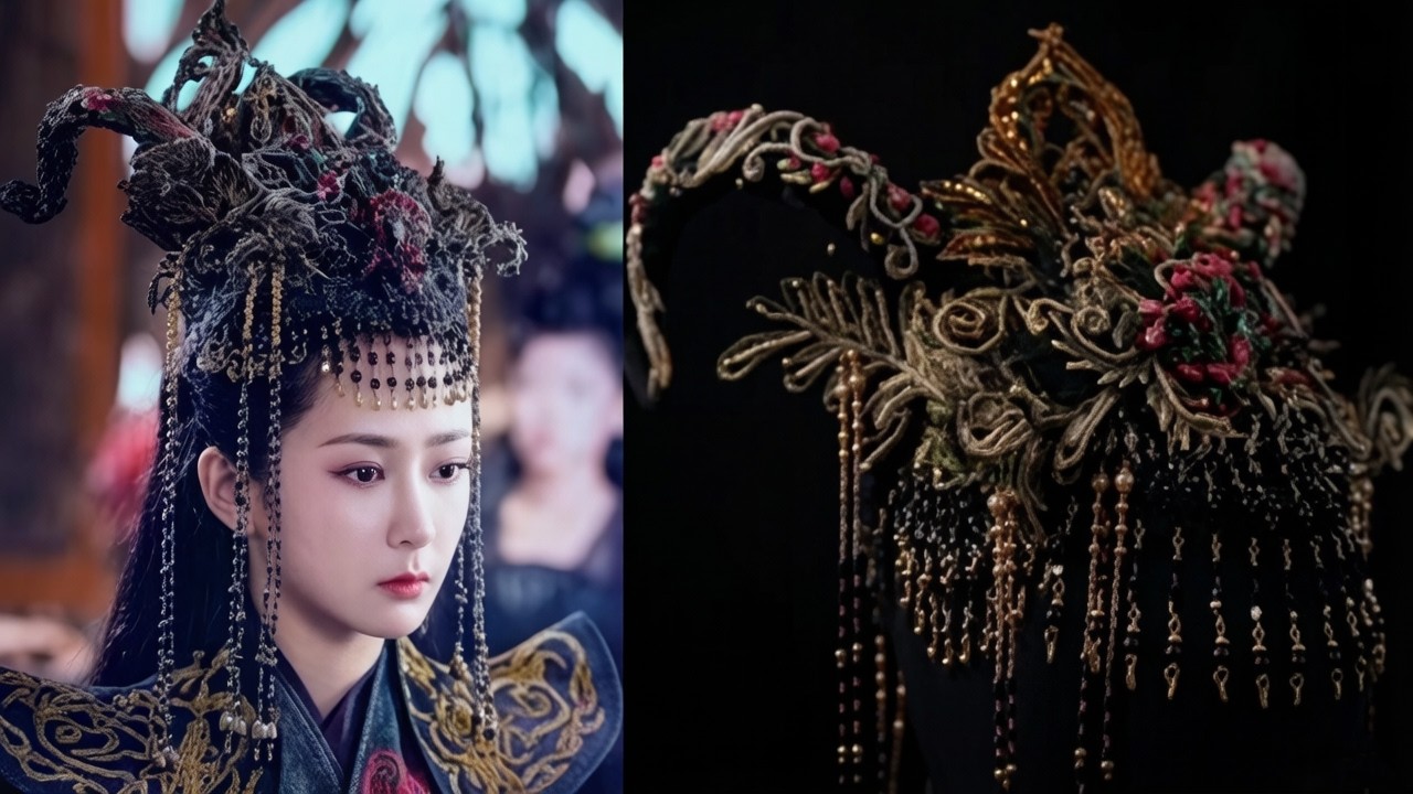 香蜜沉沉燼如霜 錦覓魔界大婚，楊紫頭飾的手工教程 | 雁鴻Aimee