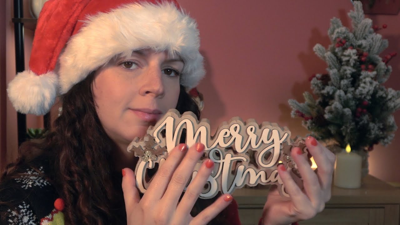 ASMR Christmas Tingles - Tapping, Scratching, Page Flipping