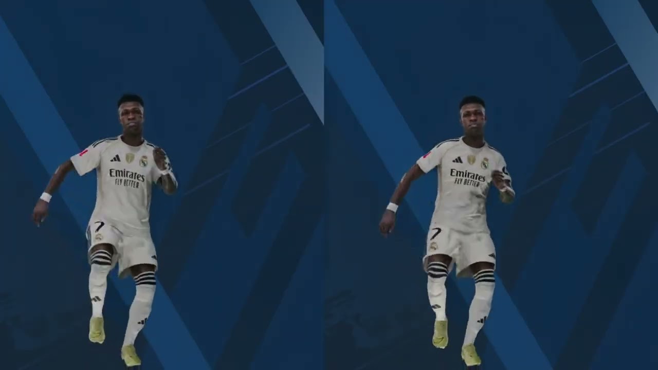Cloth physics mod normal shirt left, tight shirt right #PES2021 BY @dtunezgaming
