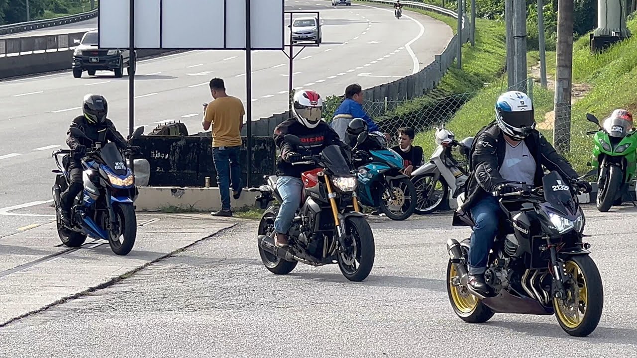 MALAYSIA Sunday Ride - Exhaust sound/naked bike/mt07/mt09/z800/z900/Ducati Monster/Diavel/z1000