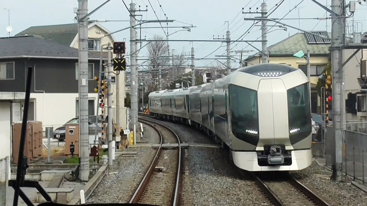 【大宮→浅草 全線前面展望】臨時特急 634型 スカイツリートレイン 4月16日で終了　4号 大宮→浅草 全線前面展望撮影 リバティ(Revaty)とのすれ違いあり