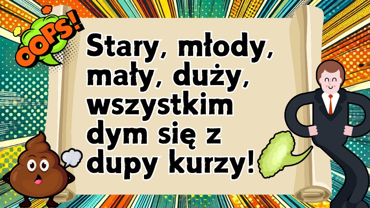 Śmieszne wiersze 😂 Aleksander Fredro: "O pierdzeniu" 😂 "Oda do dupy" 😂 "Małpa w kąpieli" 😂 "Żona"