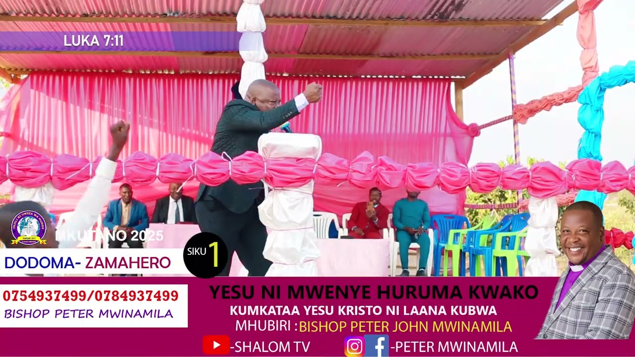 Bishop Mwinamila, Crusade Dodoma