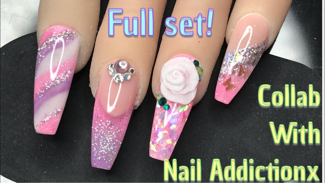 Nail Addictionx Collab! | Full set recreation | Nail Sugar