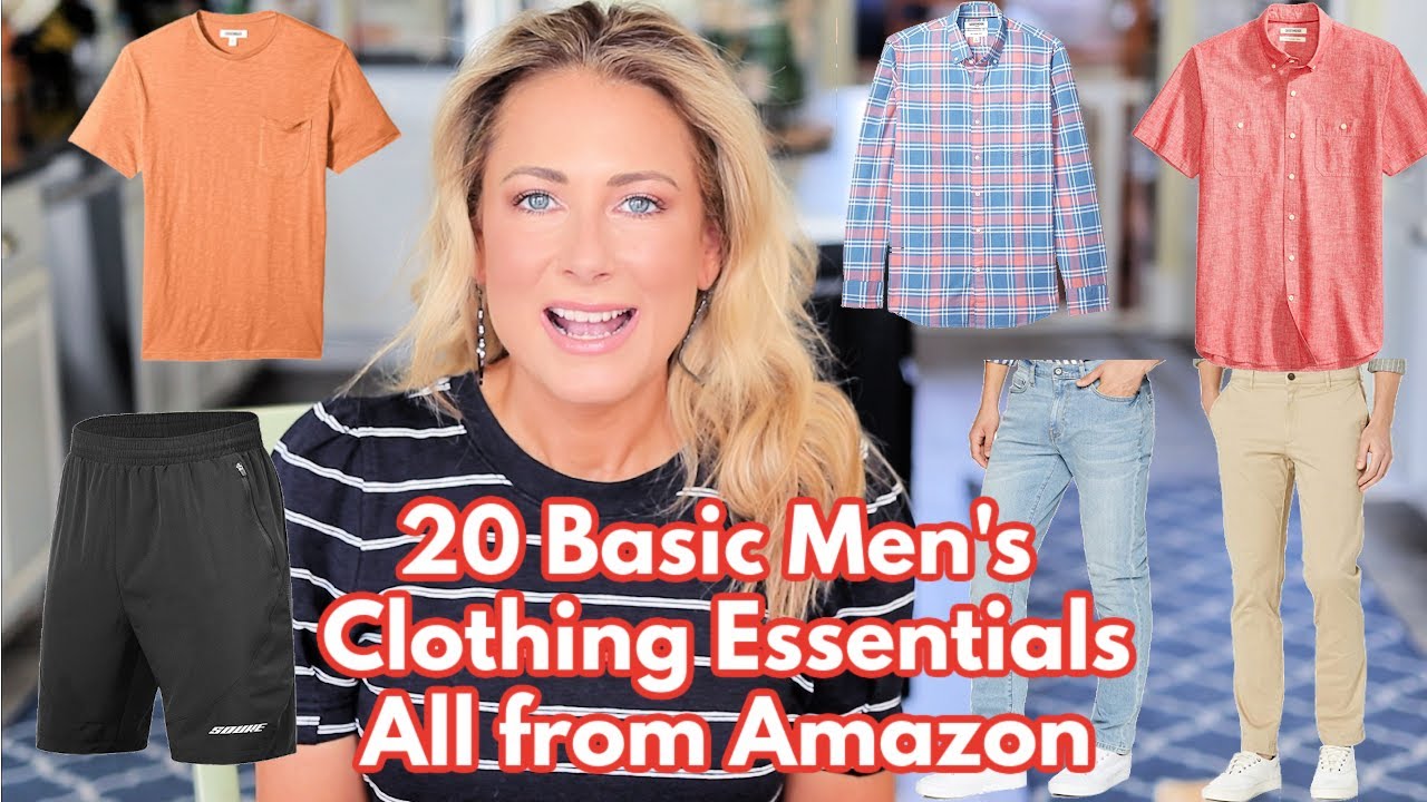 20 MUST HAVE MEN'S CLOTHING BASICS | ALL FROM AMAZON | MsGoldgirl