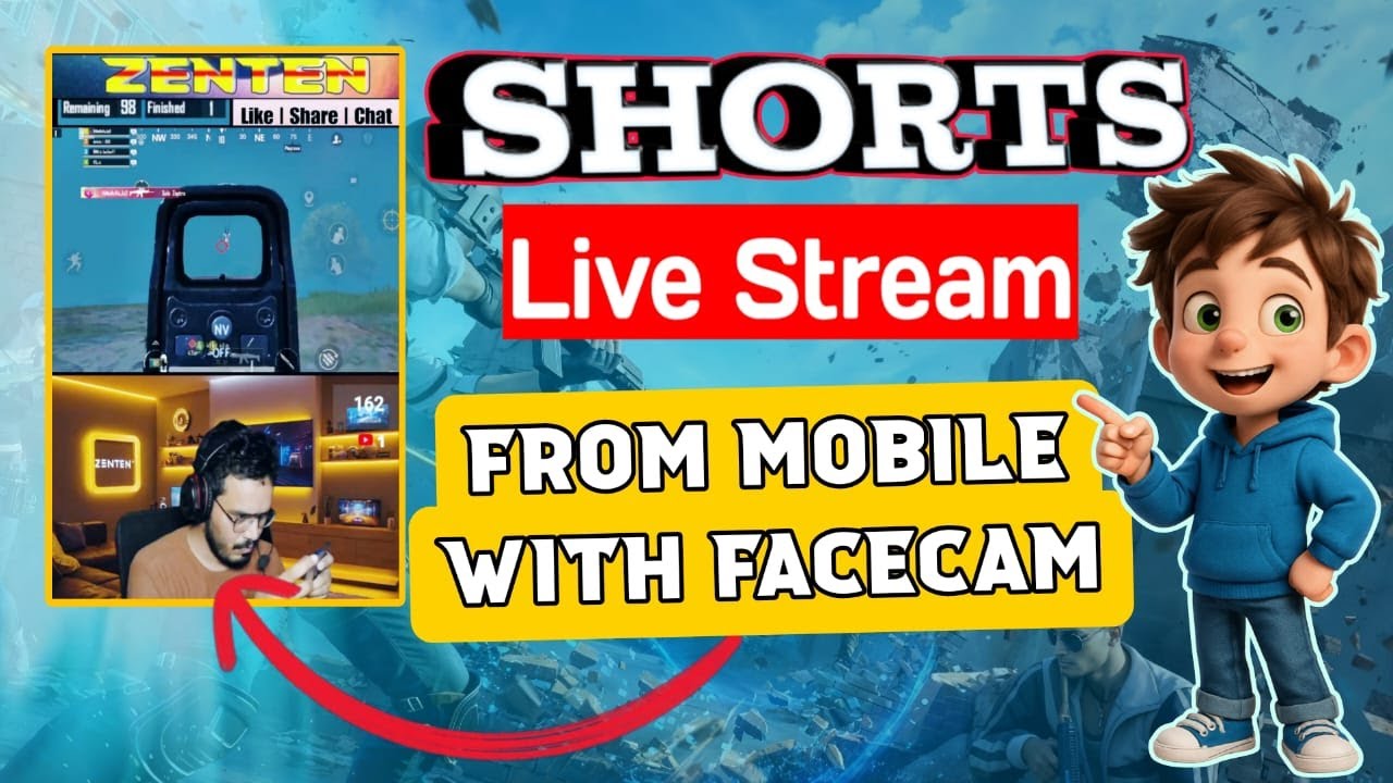 How to live stream vertically with facecam on mobile  | PRISM Live Studio