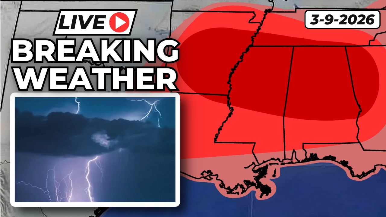 Live Severe Weather - Tornado Warnings in Mississippi and Louisiana