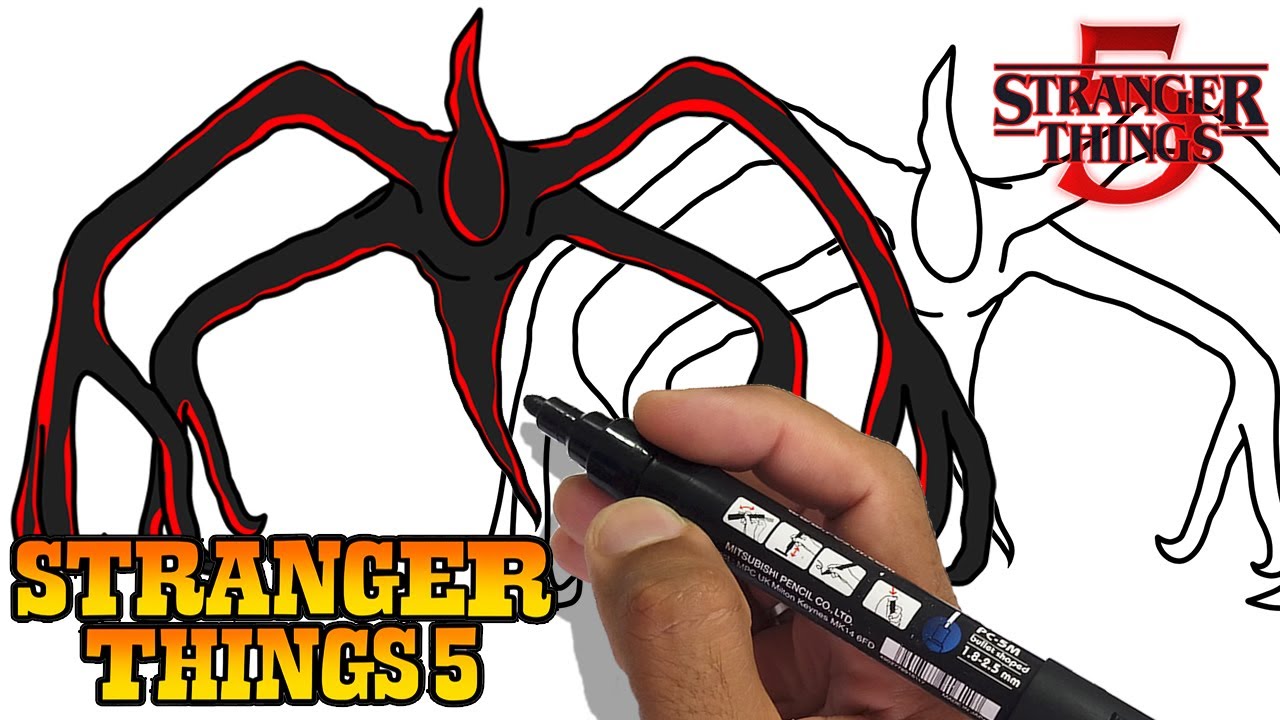 How to Draw MIND FLAYER | Stranger Things 5