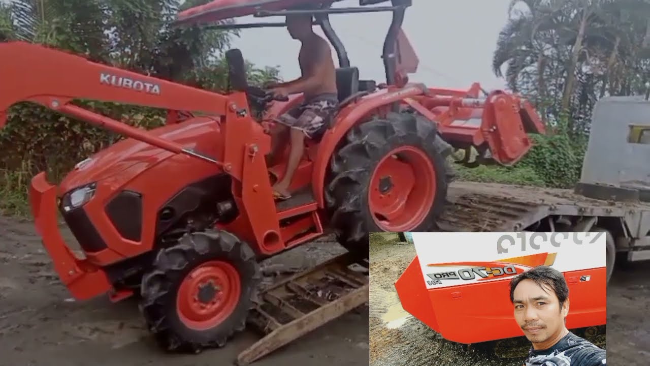 4018 трактор Kubota с погрузчиком