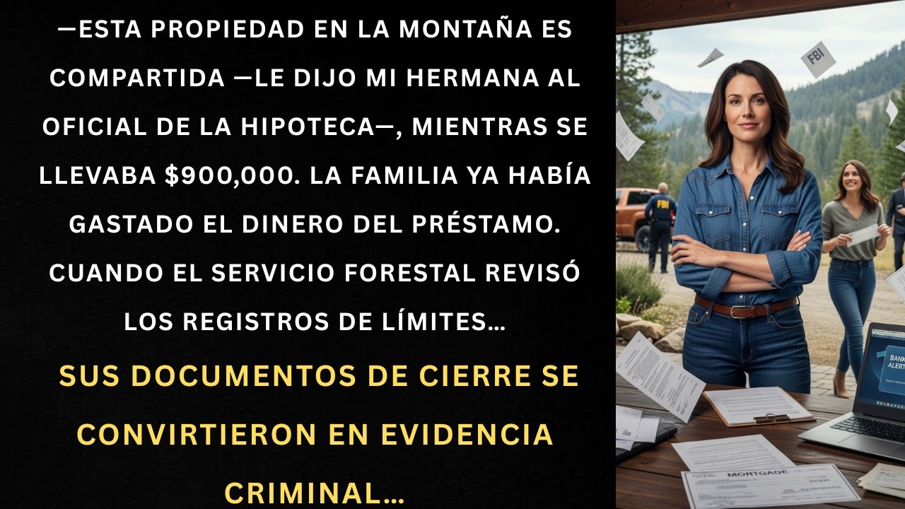 Mi hermana hipotecó mi casa en la montaña; el Servicio Forestal descubrió 10 escrituras falsas