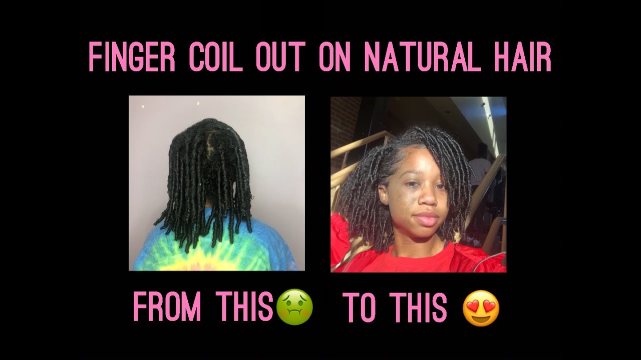 Finger Coil-Out on Natural Hair