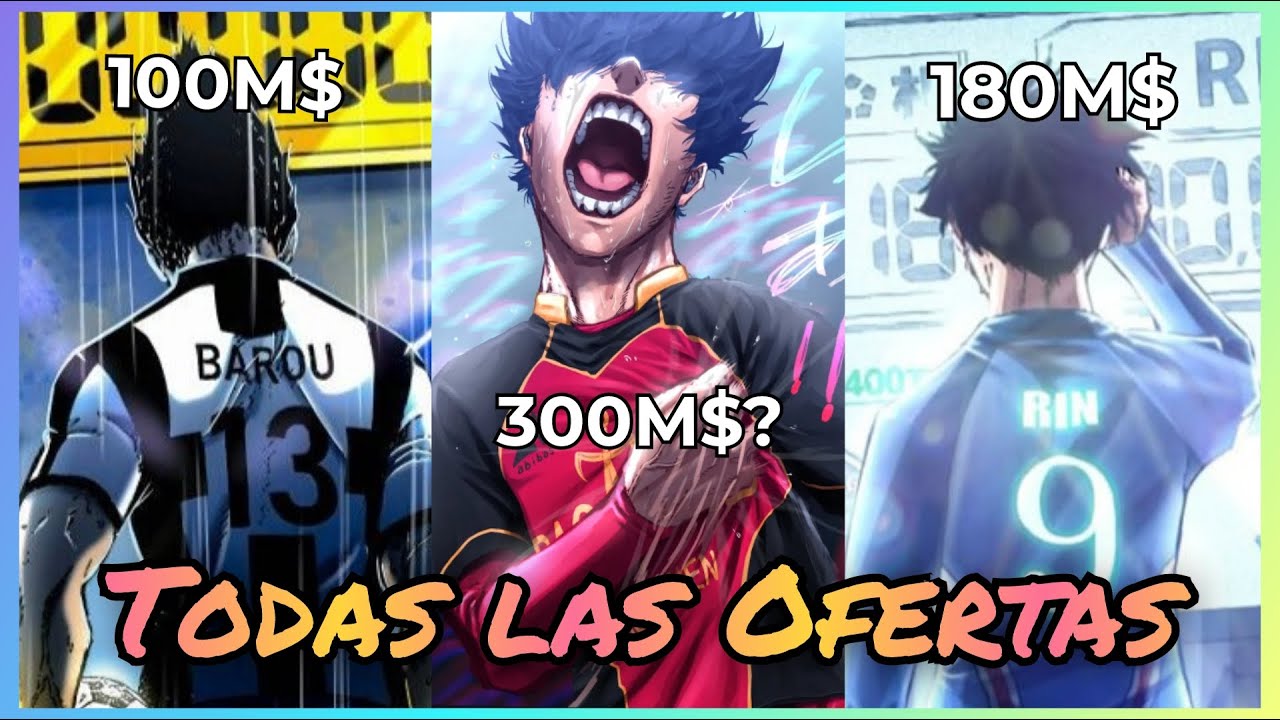 TODOS LOS RANKING DE OFERTAS EN BLUE LOCK⚽️