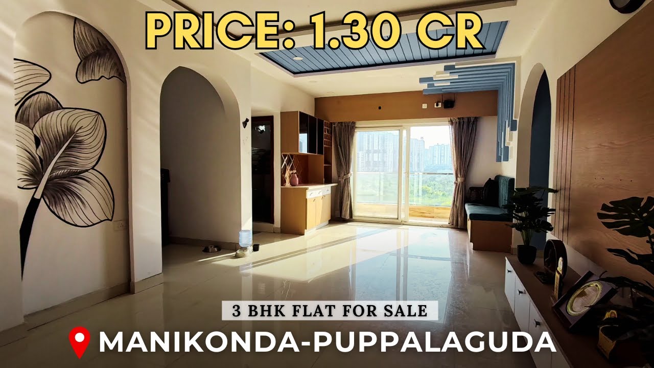 Ready-to-Move 3BHK Flat for Sale in Manikonda – East Facing | 1715 Sqft | Park View