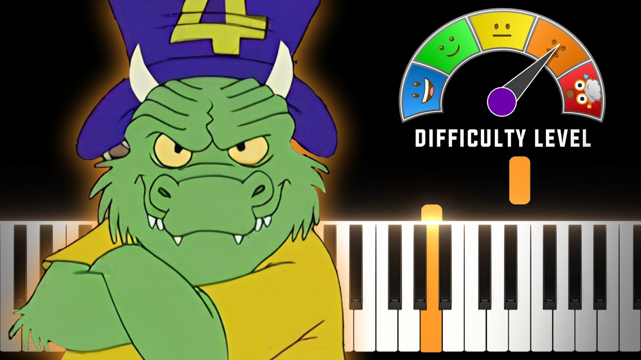 Seven Little Monsters - Intro | MEDIUM HARD Piano Tutorial + Sheet Music (PDF)