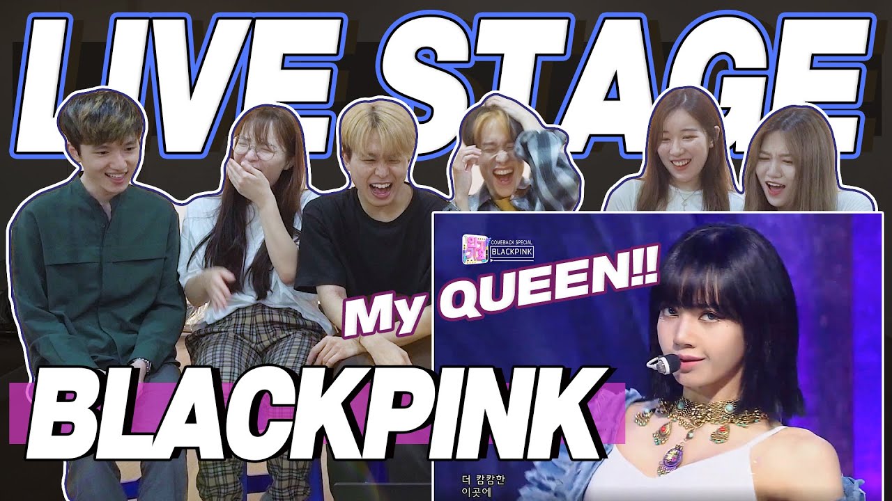 eng) BLACKPINK 'How You Like That' Live Stage Reaction (w.Full cam) | 블랙핑크 인기가요 직캠 리액션 | J2N VLog