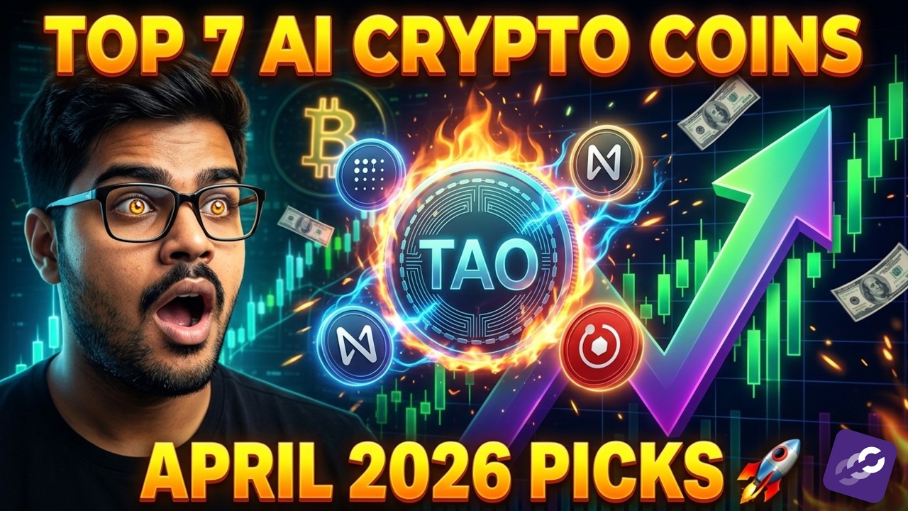 Top 7 AI Crypto Coins to Watch in April 2026 (Next Big Trend AI Crypto) | TAO Token | Render | FET 📈