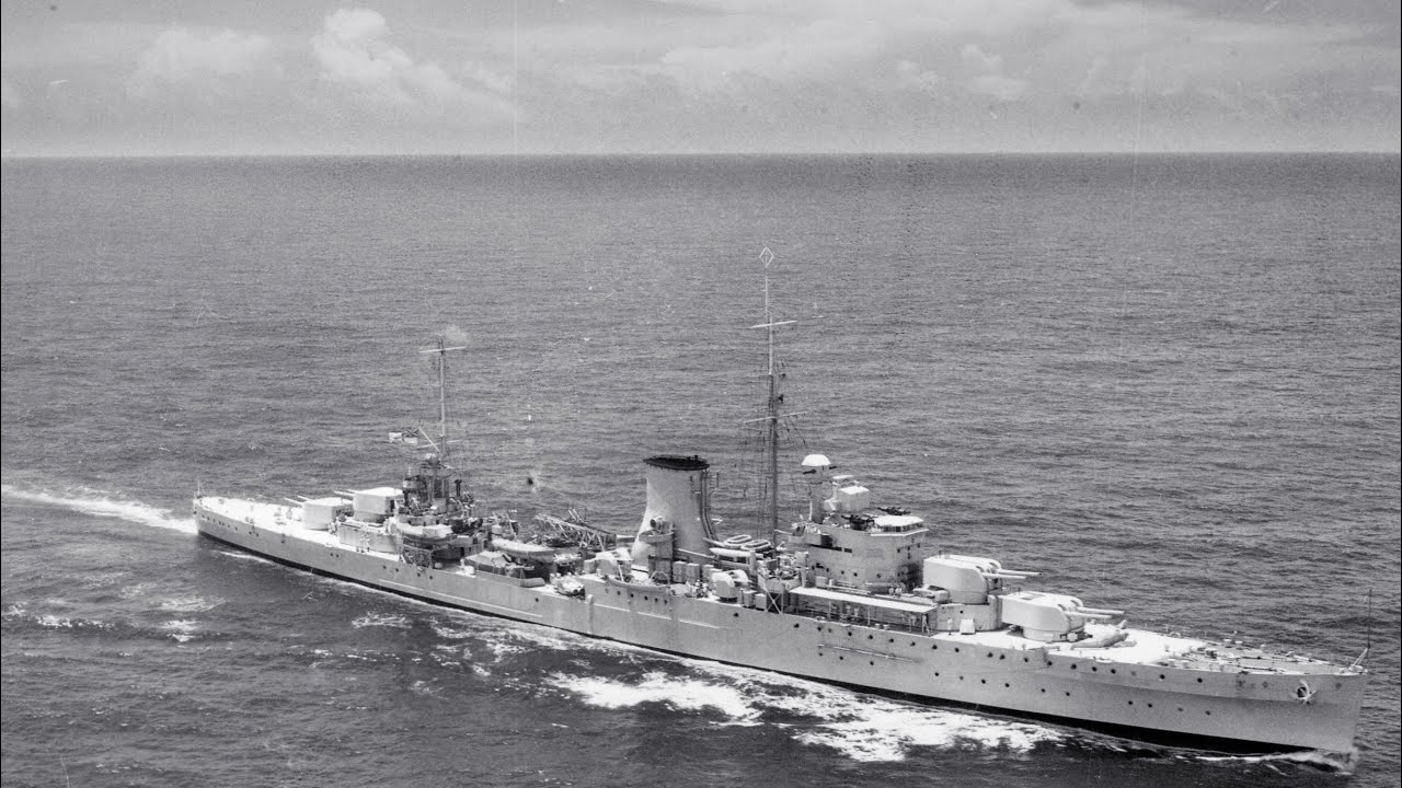 HMS Ajax - Fighting Graf Spee and Italian Destroyers