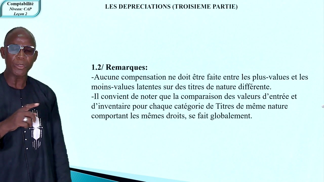 Comptabilité : Les Dépréciations (Troisième partie)