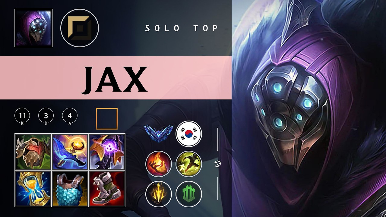 Jax Top vs Yasuo - KR Diamond Patch 26.03
