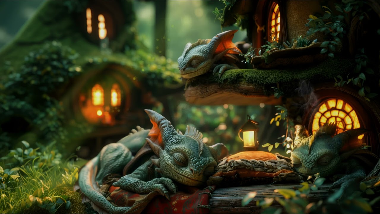 Green Dragons of the Old Forest 🐲 Mythical Forest Soundscape 🌳 LOTR Ambience