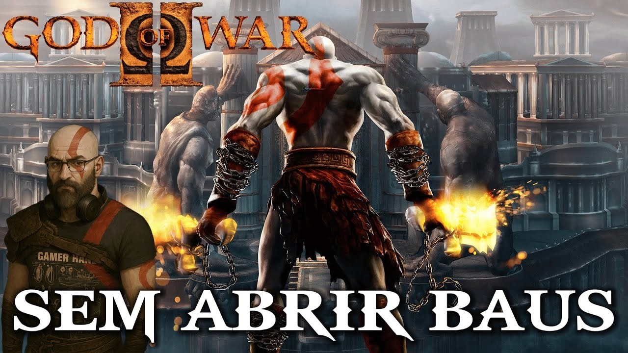 GOD OF WAR 2 SEM PEGAR BAÚS - VERY HARD #aovivo #godofwar