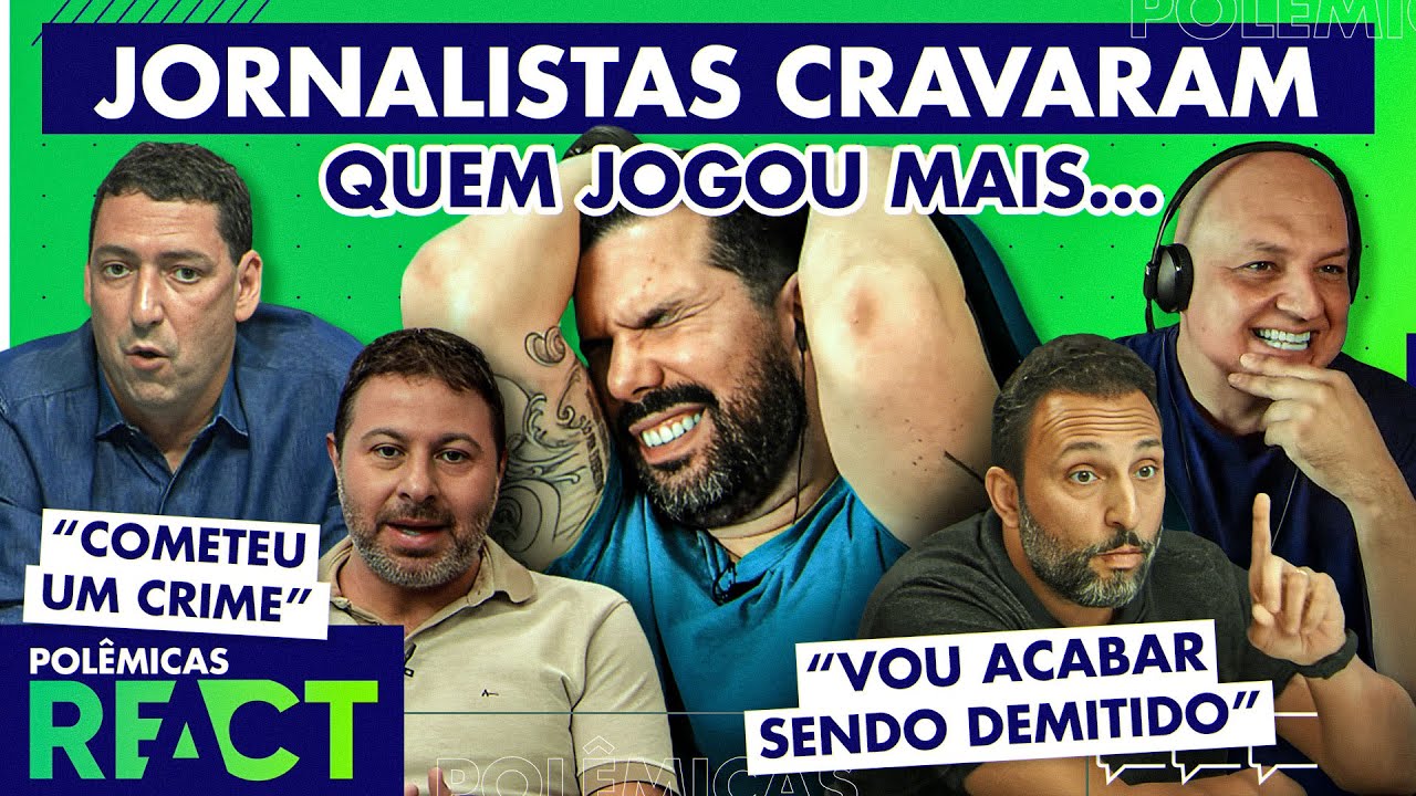 OS JORNALISTAS FORAM MAIS CONSCIENTES QUE OS EX-JOGADORES NO 'QUEM JOGA MAIS?' - POLÊMICAS REACT #49