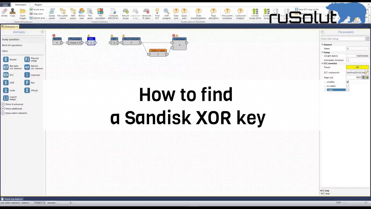 How to find a XOR key for the Sandisk controller