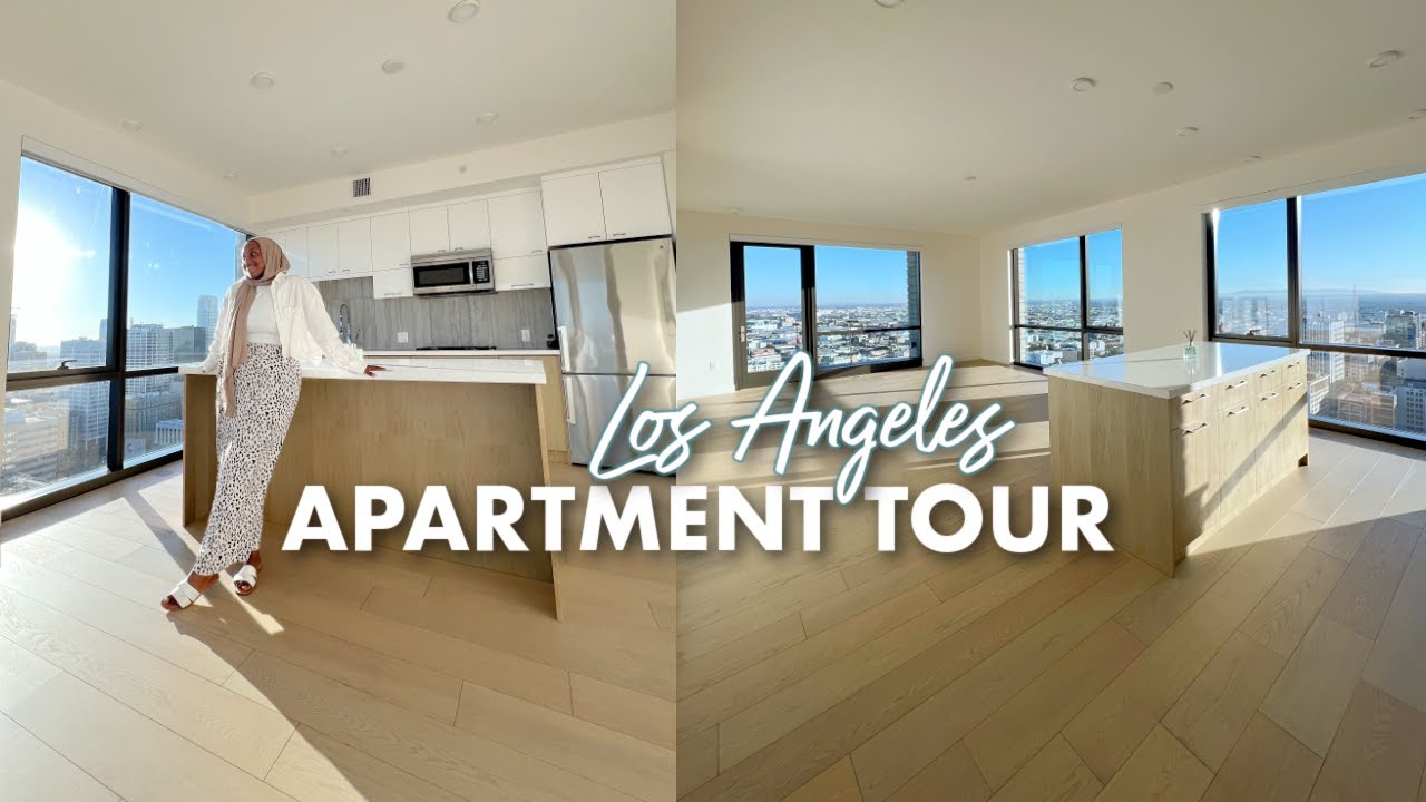 EMPTY APARTMENT TOUR 2022 | Luxury High-Rise in LA | Aysha Harun