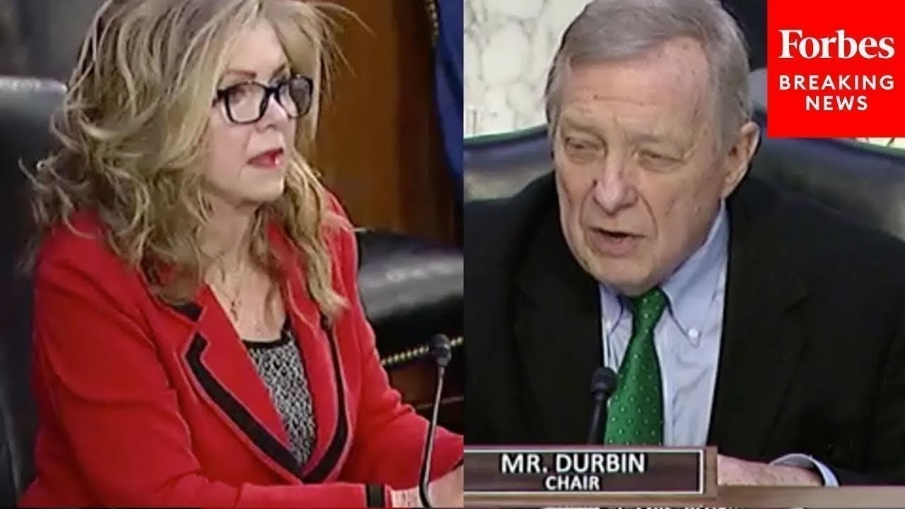 Blackburn Rips Durbin To His Face For 'Failing To Act' On Human Trafficking As Epstein Scandal Grows