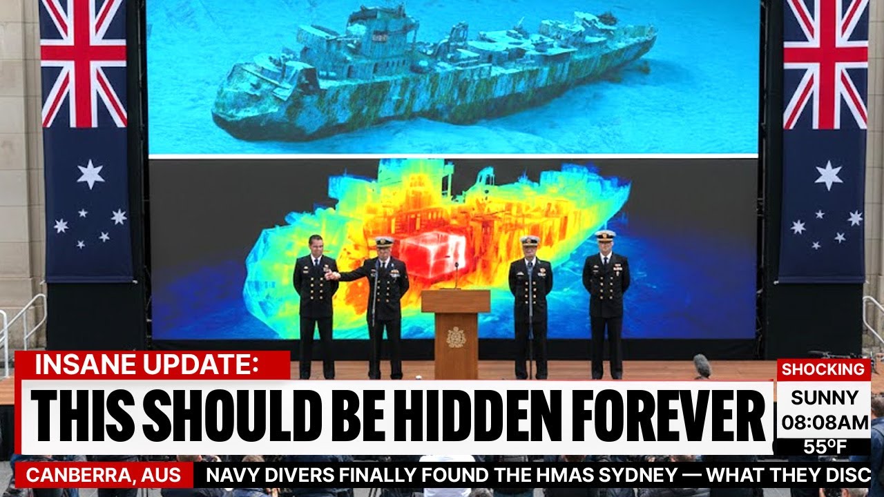 Водолазы ВМС наконец добрались до корабля HMAS Sydney. То, что они там обнаружили, заставило их п...