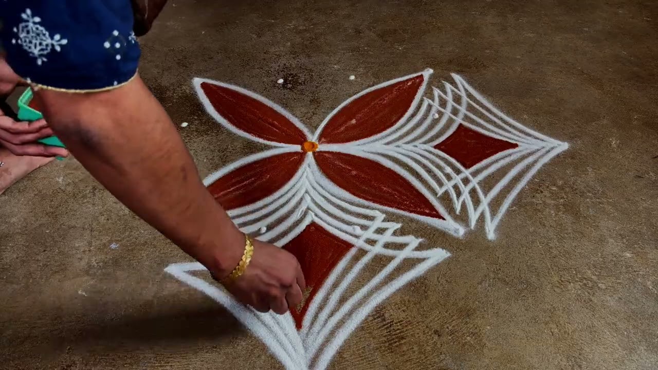 Easy 4*4 padikolam designs| Simple muggulu designs| easy rangoli designs| Beginners kolam