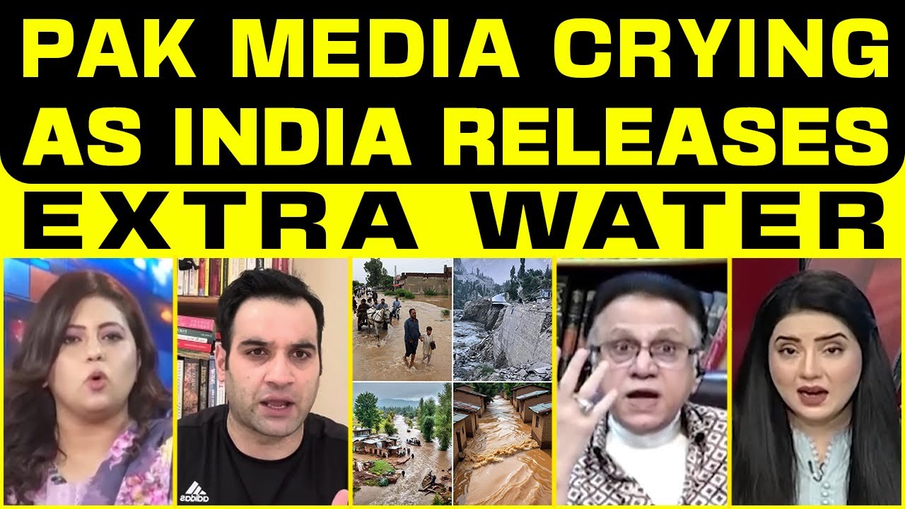 PAK MEDIA CRYING AS INDIA RELEASES EXTRA WATER | CAUSING FLOODING, FOOD CRISIS & INFLATION SURGE
