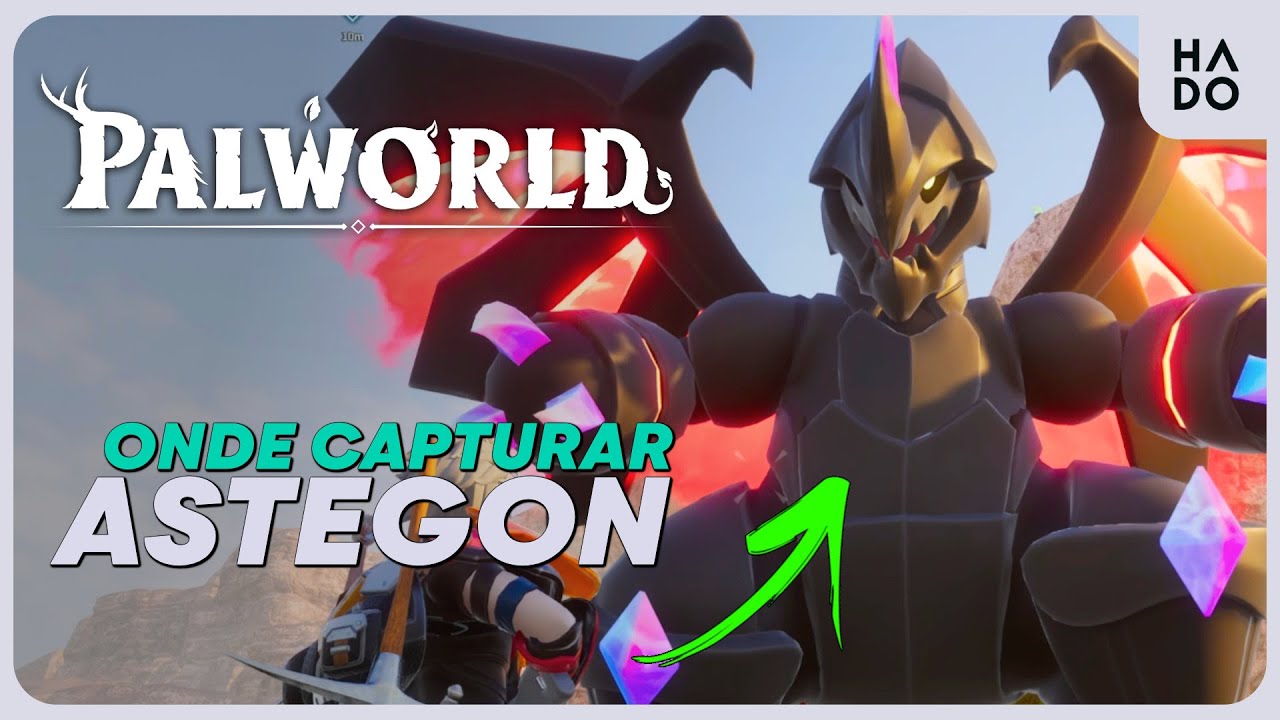 ASTEGON - O Drag&atilde;o Negro Lend&aacute;rio em Palworld