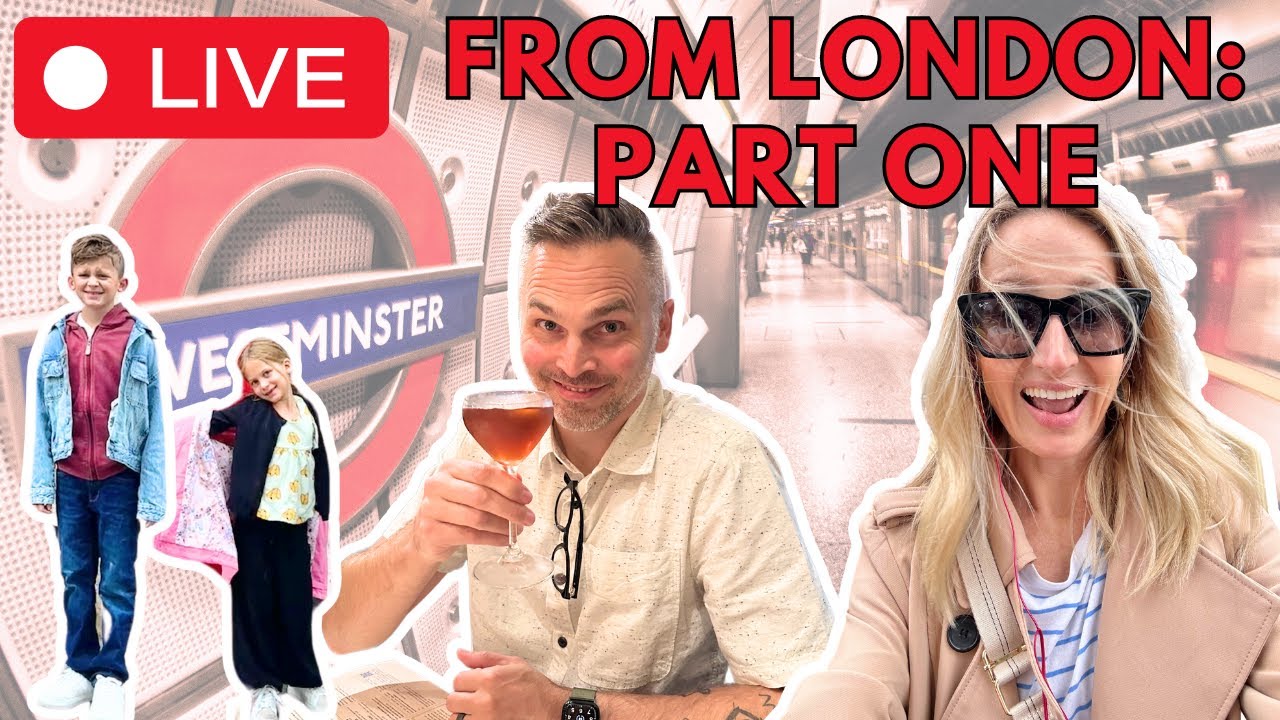 Live From London | Dinos, British Pubs & Our Tube Whoopsie-Daisy | Travel Vlog