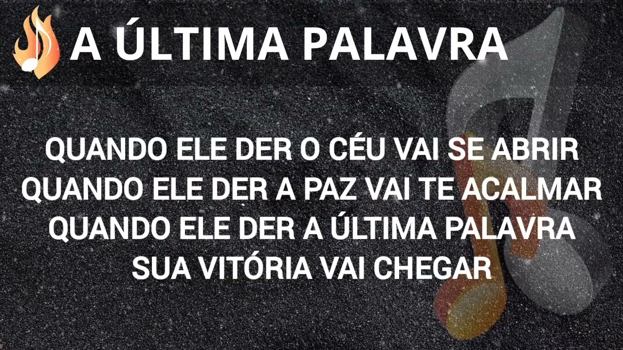 A ÚLTIMA PALAVRA (Play-Back 4 Tons Abaixo) Léa Mendonça [com Letra]