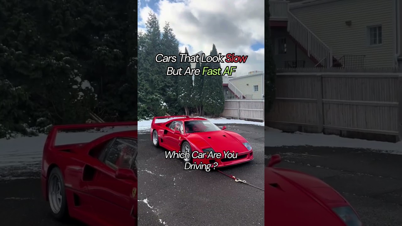 Cars That Look Slow But Are Fast