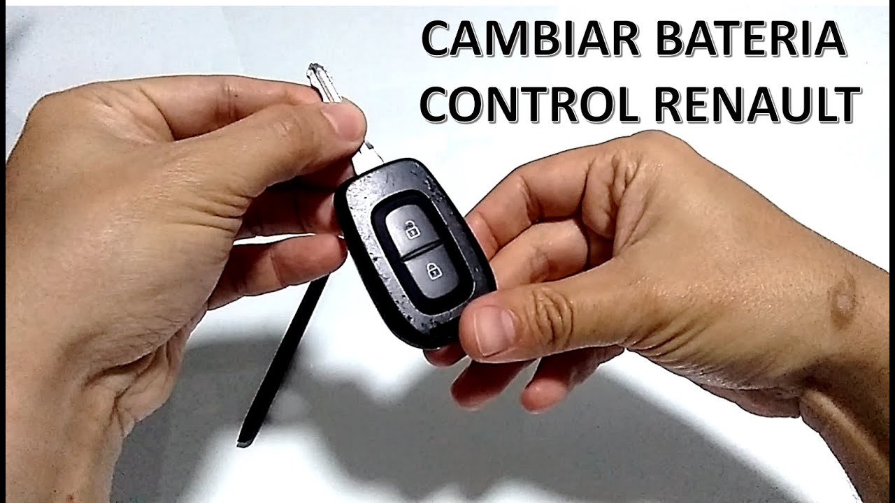 Cambiar Batería (Pila) Llave Original Renault Dacia SANDERO / DUSTER / LOGAN / STEPWAY