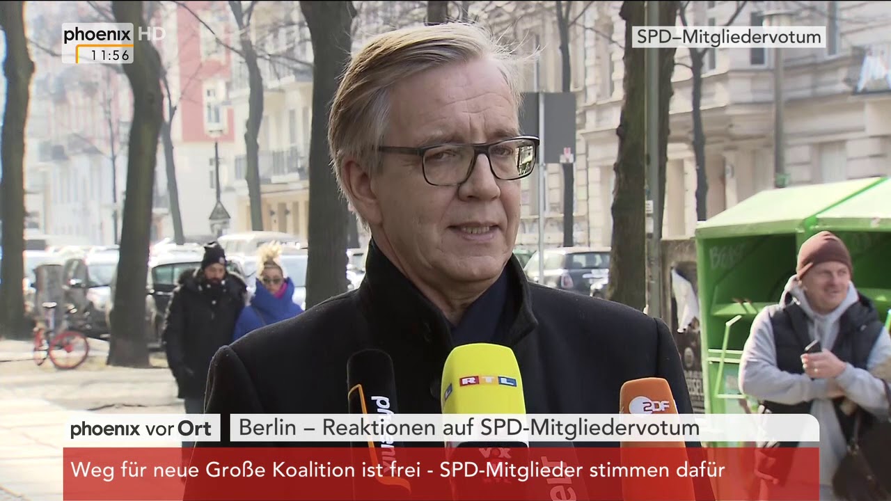 SPD Mitgliederentscheid: Statement von Dietmar Bartsch vom 04.03.2018