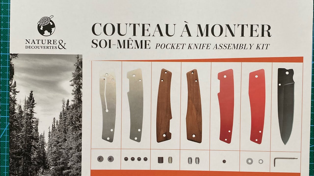 45€ pour ce couteau en kit de Nature et Découverte 👍 le Kokagne