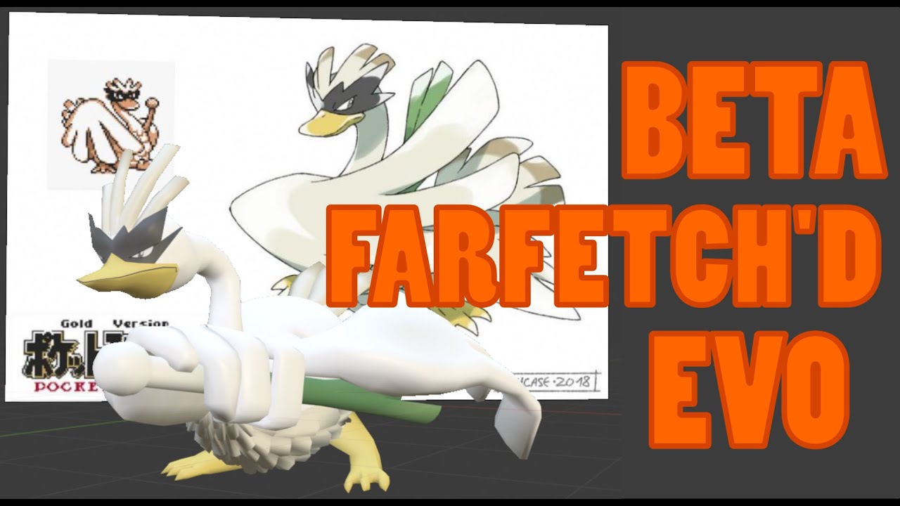 Making of Tomycase's Space World Beta Farfetch'd Pok&eacute;mon Evolution