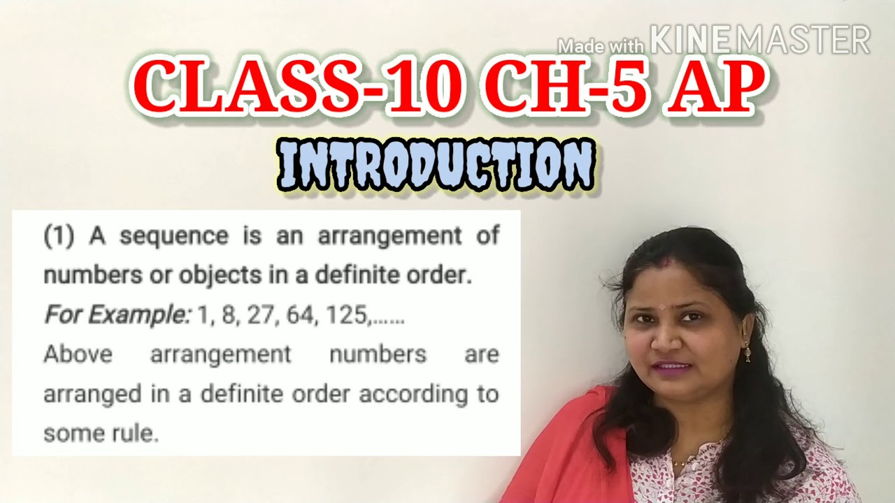 General form of an AP