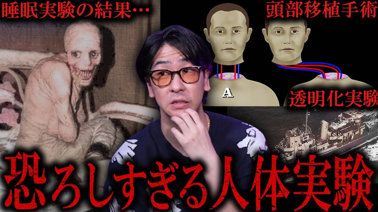 【睡眠用】眠れなくなるほどゾッとする人体実験の話まとめ【たっくーTV/作業用】