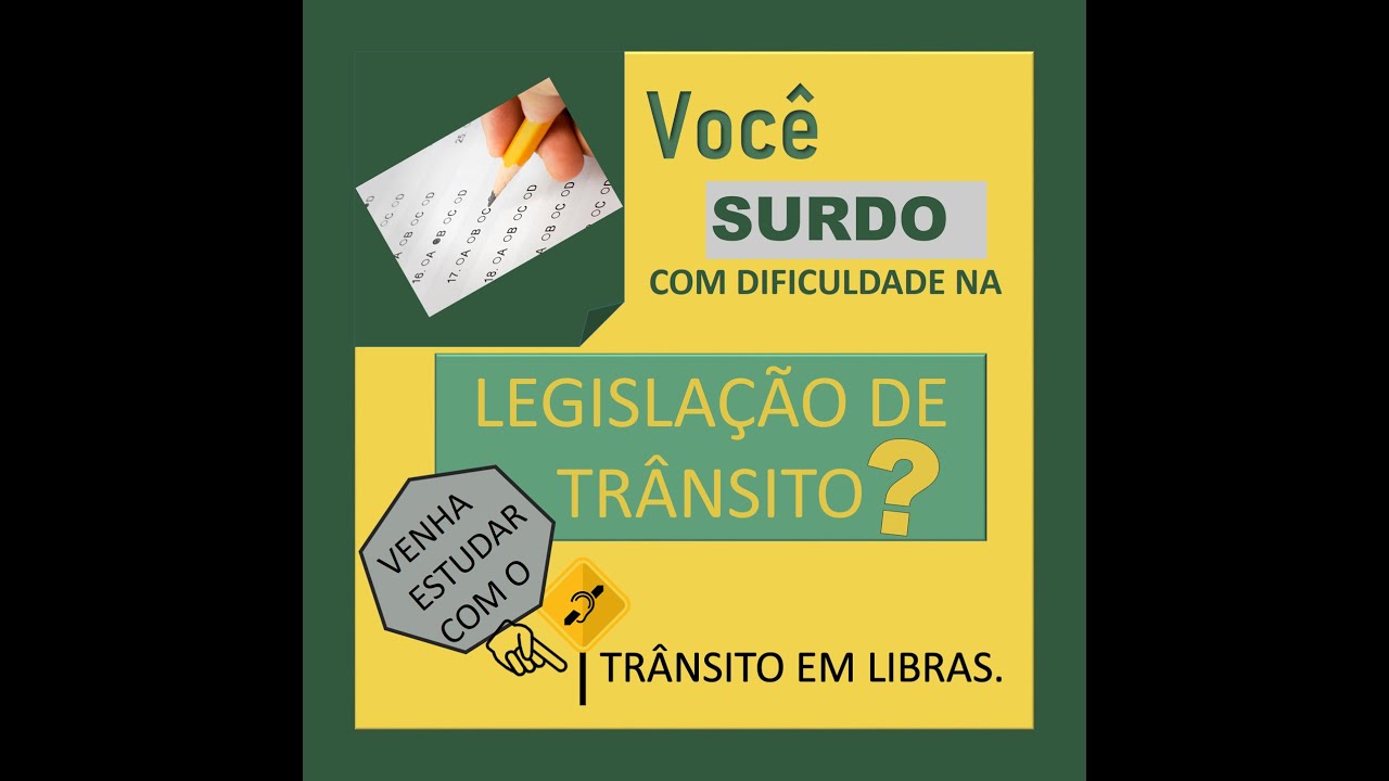 Primeira Live Trânsito em Libras