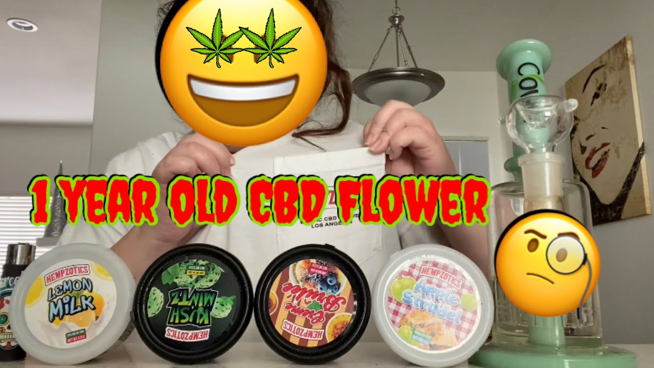1 year old CBD Flower how does it hold up?!? Hempzotics Review
