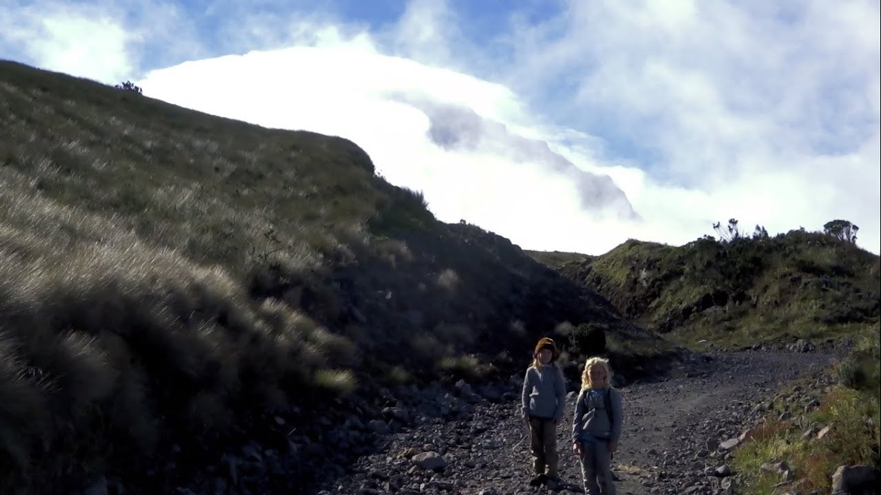 Attempting to climb Mount Cotacachi