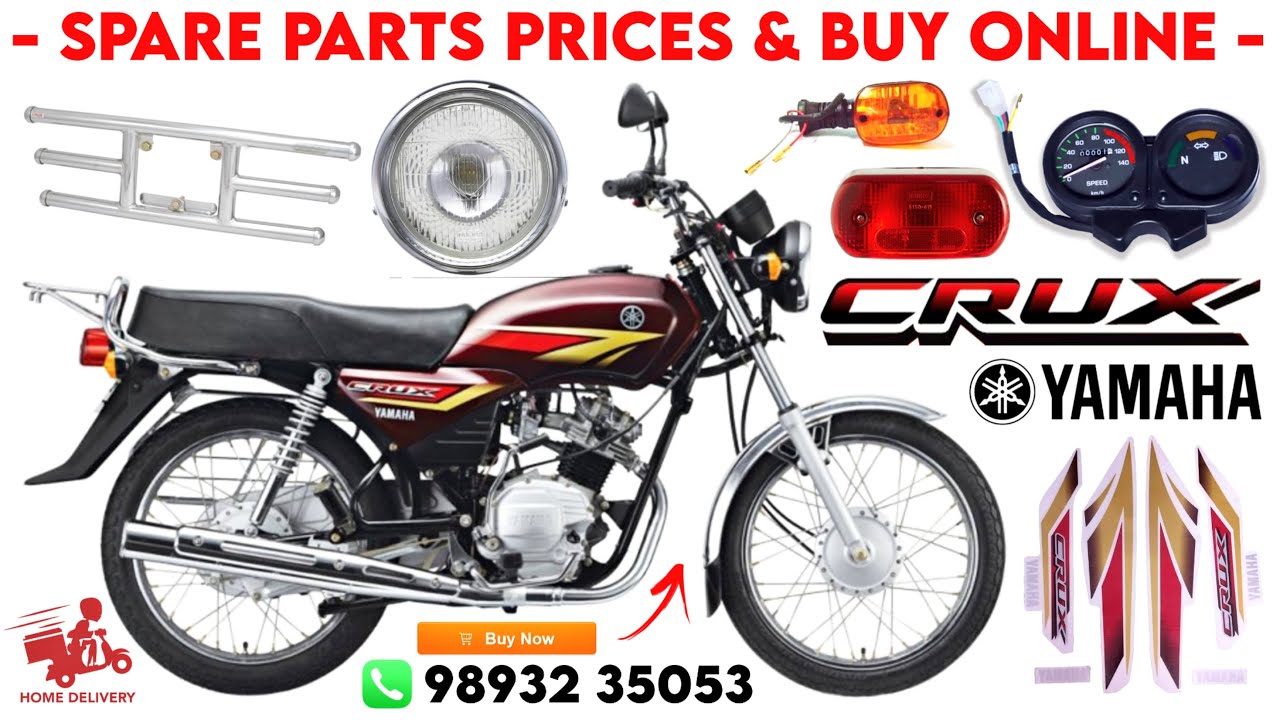 Yamaha Crux Spare Parts Price || Yamaha Spare Parts  - Yamaha Crux Spare Parts Online 👉 9893235053