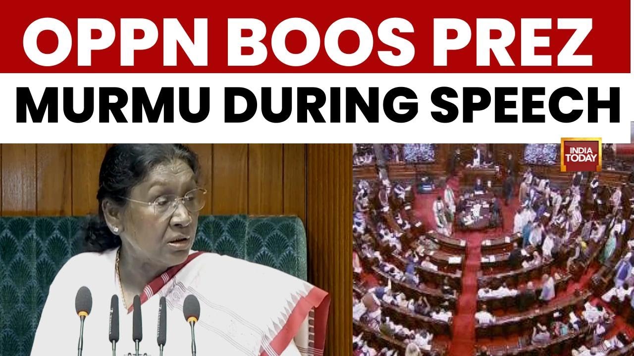 Parliament Chaos | Opposition Boos President Murmu During Address | Political Storm